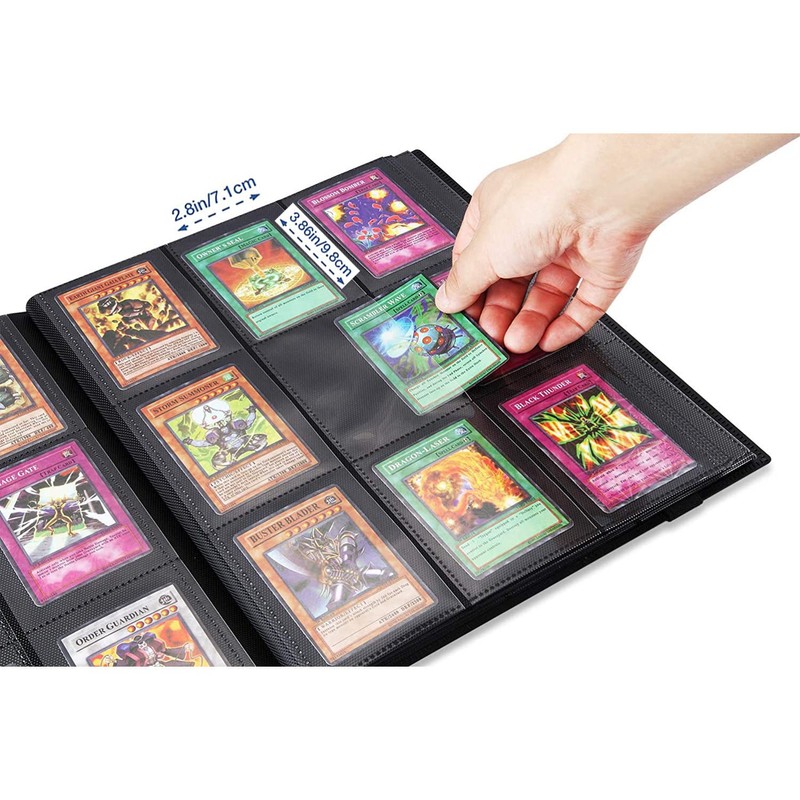 Trading Card File Collection, 9 Pocket Specifications, Holds 360 Sheets,