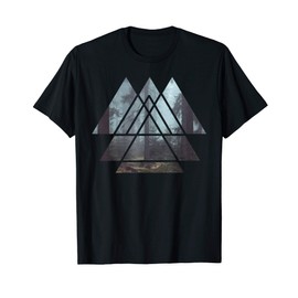 Geometric Triangles Forest And Woods T-Shirt