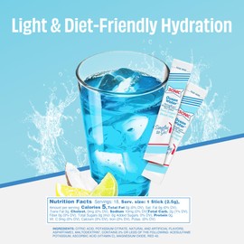 Sonic Singles to Go Powdered Drink Mix, Ocean Water, 6 Sticks per Box, 3 Boxes included (18 Sticks Total)