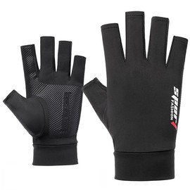 INOGIH Half-Finger Driving Gloves for Men Women,Summer Lightweight Non-Slip Sun-Gloves for Cycling Fishing Sailing Rowing