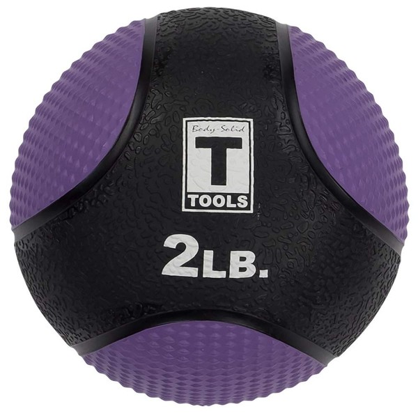 Body-Solid Tools BSTMB2 2-Pound Medicine Ball (Purple)