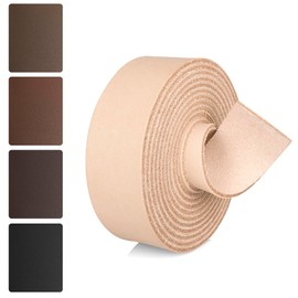 JinRuiKJ Correa de piel en blanco de grano completo – Tiras de piel curtido vegetal de 1 pulgada de ancho 72 pulgadas de largo, ideal para cinturones de piel, herramientas, manualidades y estampado