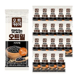오트케어 맛있는 오트밀 서리태 낱봉팩, 50g, 20개 Delicious Oatmeal Sultana Pack, 50g, 20 Pieces, 50g × 60개