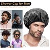 Aquior Gorro Ducha Paquete Gorros Grandes Cabello Largo Mujer Reutilizable