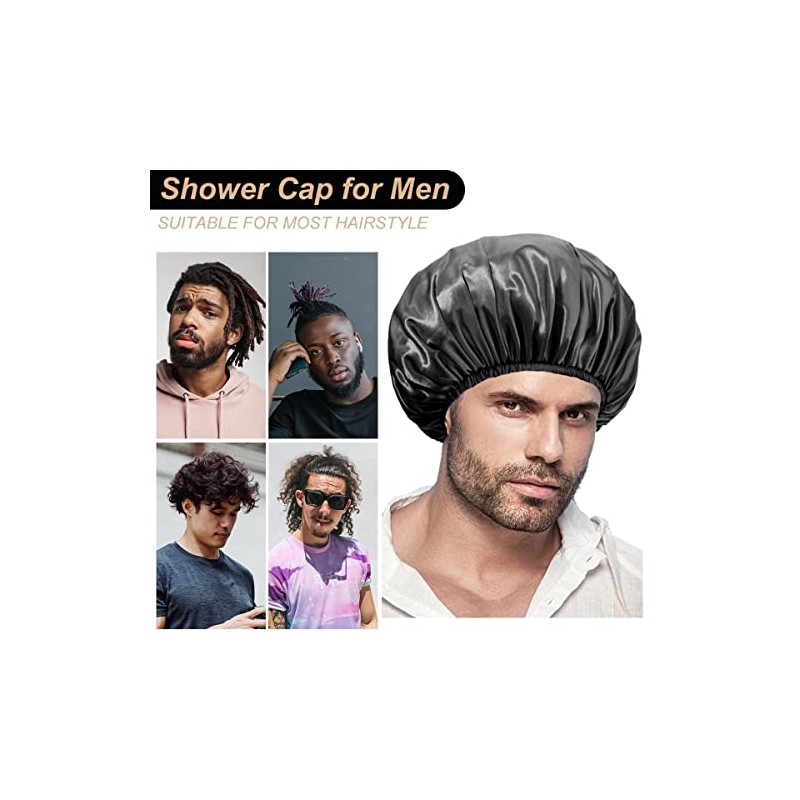 Aquior Gorro Ducha Paquete Gorros Grandes Cabello Largo Mujer Reutilizable