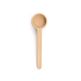 Luckious Long Handle Wooden Coffee Spoon - Coffee and Tea Measuring Tool, Multipurpose Sugar Powder Scoop Cup Coffee Bean Measuring Scoop for Home Kitchen (Long Handle)
