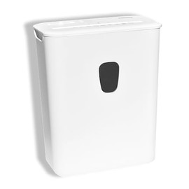 DESQ 20032 - Trituradora de papel (8 hojas cortadas en partículas, 4 x 38 mm, nivel de seguridad P4, 15 litros, funcionamiento silencioso, 5 minutos, 