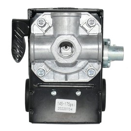 Rebuiman 23474653 Pressure Switch for Ingersoll Rand 145/175 PSI Air Compressor 4-PORT Side Wire Replaces 23474653-A 23474653-R