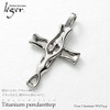 Leger T08 Pendant Top, Cross Titanium, Top Only, Made in