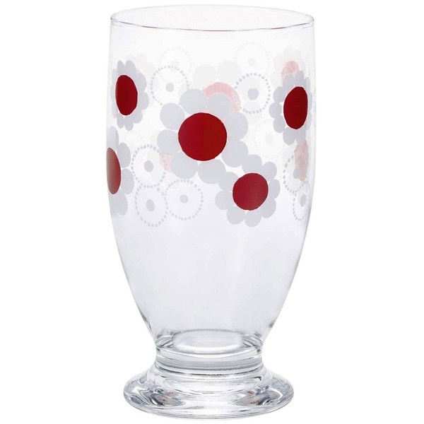 Aderia Retro 1859 Hanamawashi Glass, Cup, Tumbler, With Base, Also for Floats and Sundaes, Packaging With Attention to Detail, Made in Japan, 11.3 Fl Oz (335 ml)