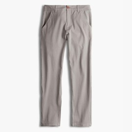Mugsy Damens Men’s Chino Pants - Classic Fit Ultra-Stretch Light Gray Chinos for Men - Ultra-Flexible & Comfortable Pants for Men - True to Size
