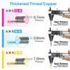 TICONN 160Pcs Heat Shrink Wire Connectors, Waterproof Automotive Marine Electrical