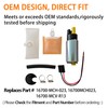 fokes Fuel Pump for Honda VTX1800 2002-2009, Replaces Honda 16700-MCH-023