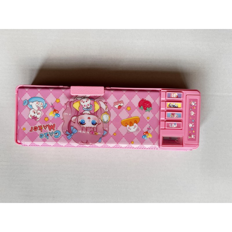 ASMANNA Pop up Multifunction Pencil Case for Kids, kawaii Pen