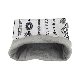 Tater Pets Snuggle Sack for Guinea Pigs Bed Pad Cuddle Sack Sleeping Bag (12"x12")(Aztec)