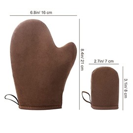 Self-Tanning Glove, Pack of 2 Gloves, Self-Tanner, Tanning Glove for Self-Tanner, Gloves Face Applicator Mitt, Bronze Lotion Applicator for Sea, Beach, Men and Women