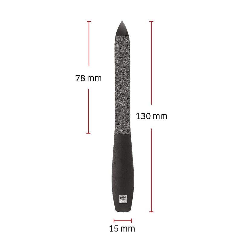 ZWILLING TWINOX M Sapphire Nail File, Premium Shaping File, Double