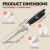 TUO Boning Knife for Meat Trimming, 6 inch Fillet &