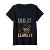 Womens Rock Hound Geology Fossil Hunter Mineral Collector Gift V-Neck