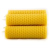 Naturra 5 100% Beeswax Table Candles Hand Rolled Honeycomb Pattern