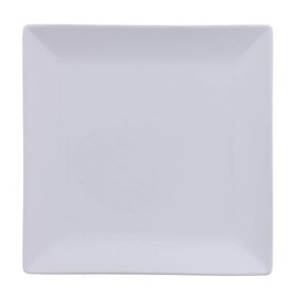 LAPIS sl-013 Tableware East Medium Plate, Square Plate, L 8.3 inches (21 cm), White