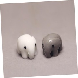 Artibetter 30 Pcs Elephant Figure Flower Pot Elephant Statue Miniature Elephant Sculpture Fengshui Elephant Statue Mini Elephant Model Elephant Decor Bookshelf Decor Glass Lovers Decorations