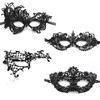 TFTSR Masquerade Masks for Women Couples,Men Mardi Gras Masks,Girls Black