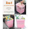 Pritent Pritent Car Trash Can with Lid, Cute Leakproof Car