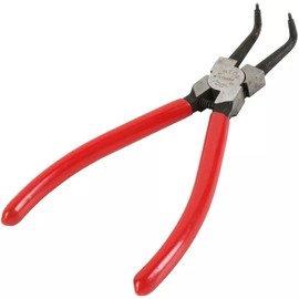 HOCHSTE 180mm Circlip Pliers, Internal External Snap Ring C Clip Pliers for Ring Remover Retaining & Remove Hoses Red Circlip Plier 7" - Internal Bent