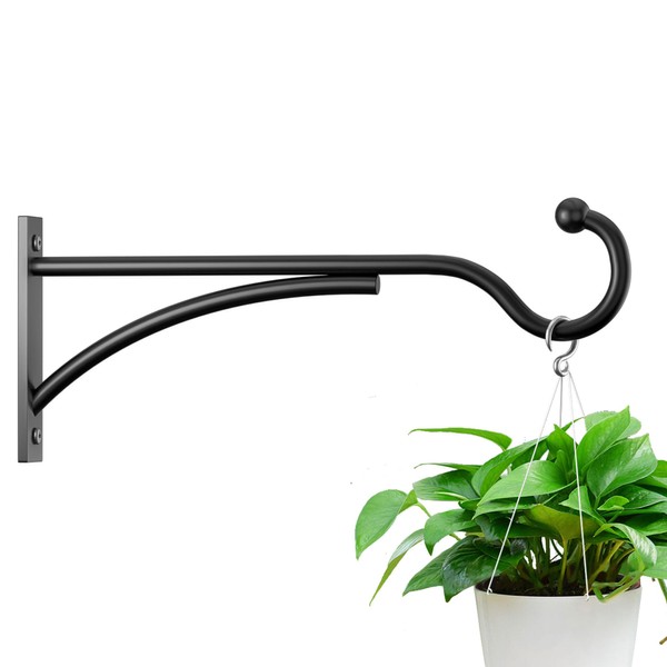 saffruff saffruff Outdoor Plant Hanging Hooks for Wall: 11 Inch