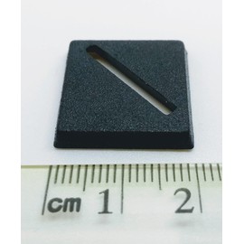 Big Cherry Plastic Wargaming Slotta Bases, 40 x 20mm Square Slot