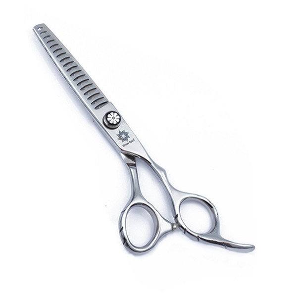 Dream Reach Salon Professional 6.0" Hair Thinning/Texturizing/Blending Shears 11/14/18/30 Teeth Razor Edge Barber Scissors with Fine Adjustment Tension Screw (18 Teeth)