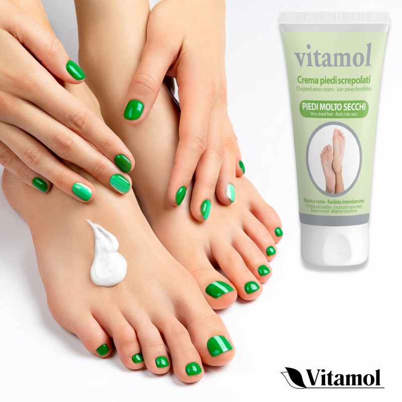 Vitamol Creme für rissige und trockene Füße 75 ml.