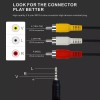 Unbranded 3RCA Male to 3.5mm Male Cable 3ft Adapter Audio