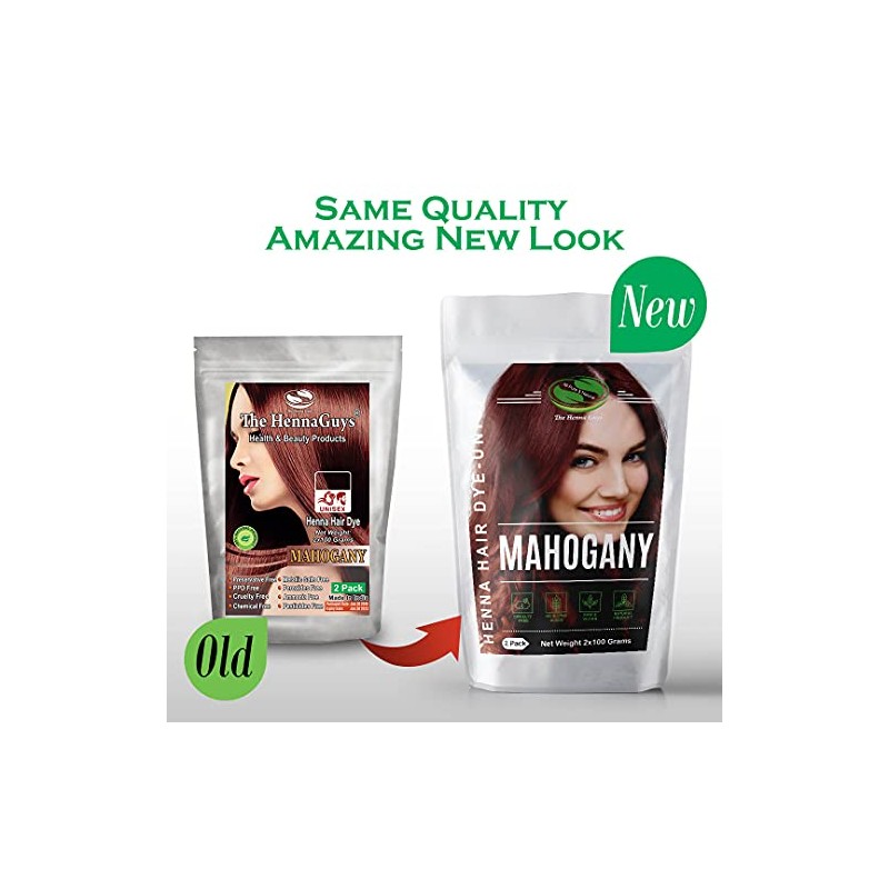 2 paquetes de tinte para el cabello y la barba