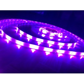 LED Strip Light, 4 Meters, 240 SMD LEDs, Waterproof, 24V, Self-Adhesive Glow Cove Light (Pink)