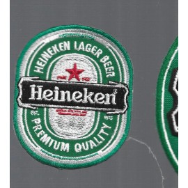 NEW 2.5 X 3 inch Heineken Keg Beer IRON ON PATCH FREE SHIPPING