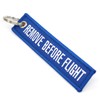 Rotary13B1. Quitar Antes de Vuelo Llavero – Azul