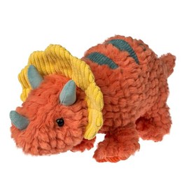 Mary Meyer Stuffed Animal FabFuzz Soft Toy, 14-Inches, Checkers Triceratops