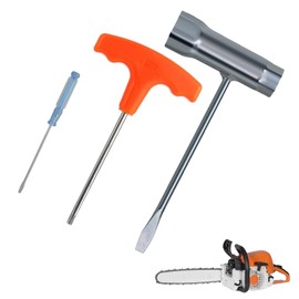 Chainsaw T-Wrench 19mm x 13mm (3/4" x 1/2") And T-Handle T27 Torx Screwdriver Fit for Stihl Makita Husqvarna Dolmar Partner Echo Jonsered Poulan Chainsaws