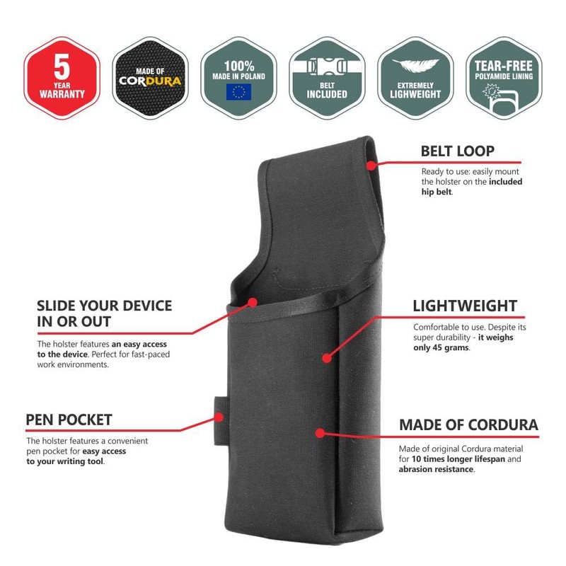 DURA Pouch Belt Loop Holster for Ingenico DX8000, DX4000, Move