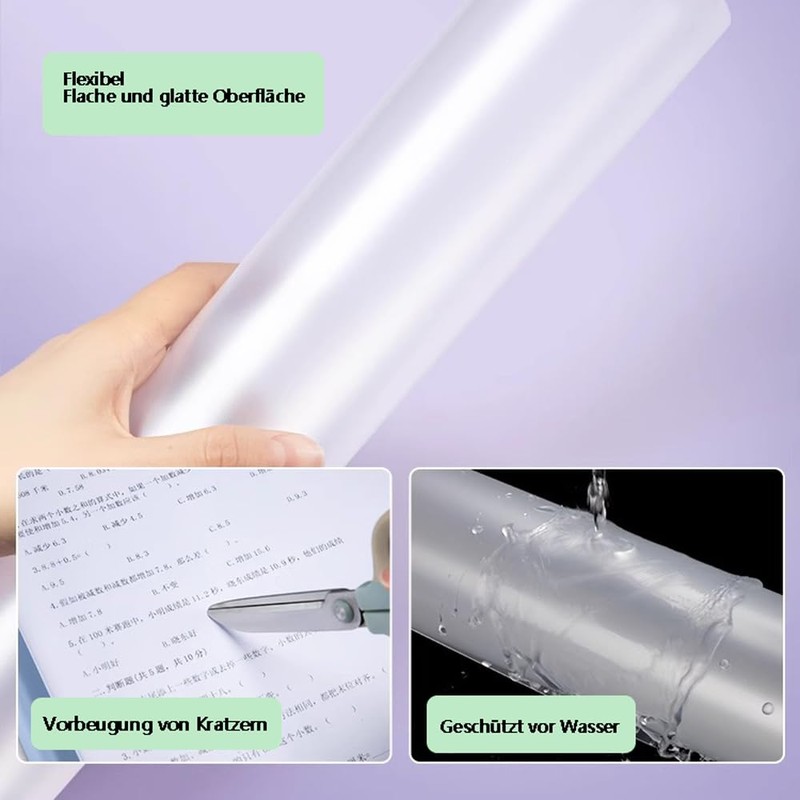 Pack of 10 Notebook Covers A4 Transparent Binder A4 Clamp