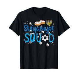 Hanukkah Sufganiyot Squad Chanukah Match Jew Men Women Kids T-Shirt