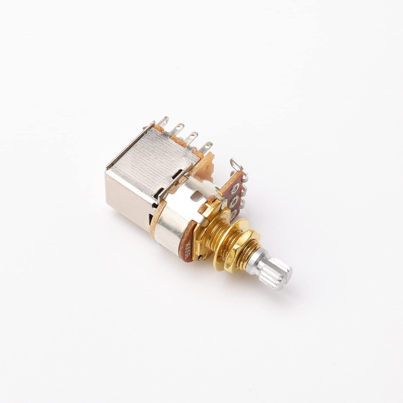 Gold Guitar Bass Push Pull Potentionmeter, B500k with Control Pot