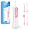 Water Flosser for Teeth Pick,360ML Rechargeable Travel Oral Irrigator Cleaner,IPX7