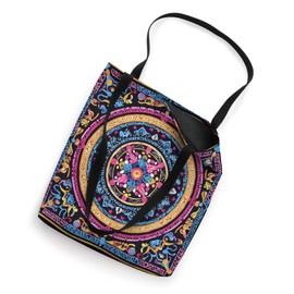 Hmong Pattern Mandala Tote Bag
