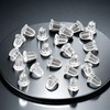 Silicone Earring Backs, 200 Pack Clear Hypoallergenic Replacement Stoppers for