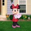  Gemmy Airblown Inflatable Valentine Minnie Mouse - Adorable 3.5 ft Tall in Vibrant Red