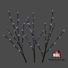 Holiday Bright Lights LED Indoor/Outdoor Twinkling Twigs Set of 3