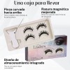 Kit De Pestaras Magneticas Reutilizables Con Aplicador 2pars